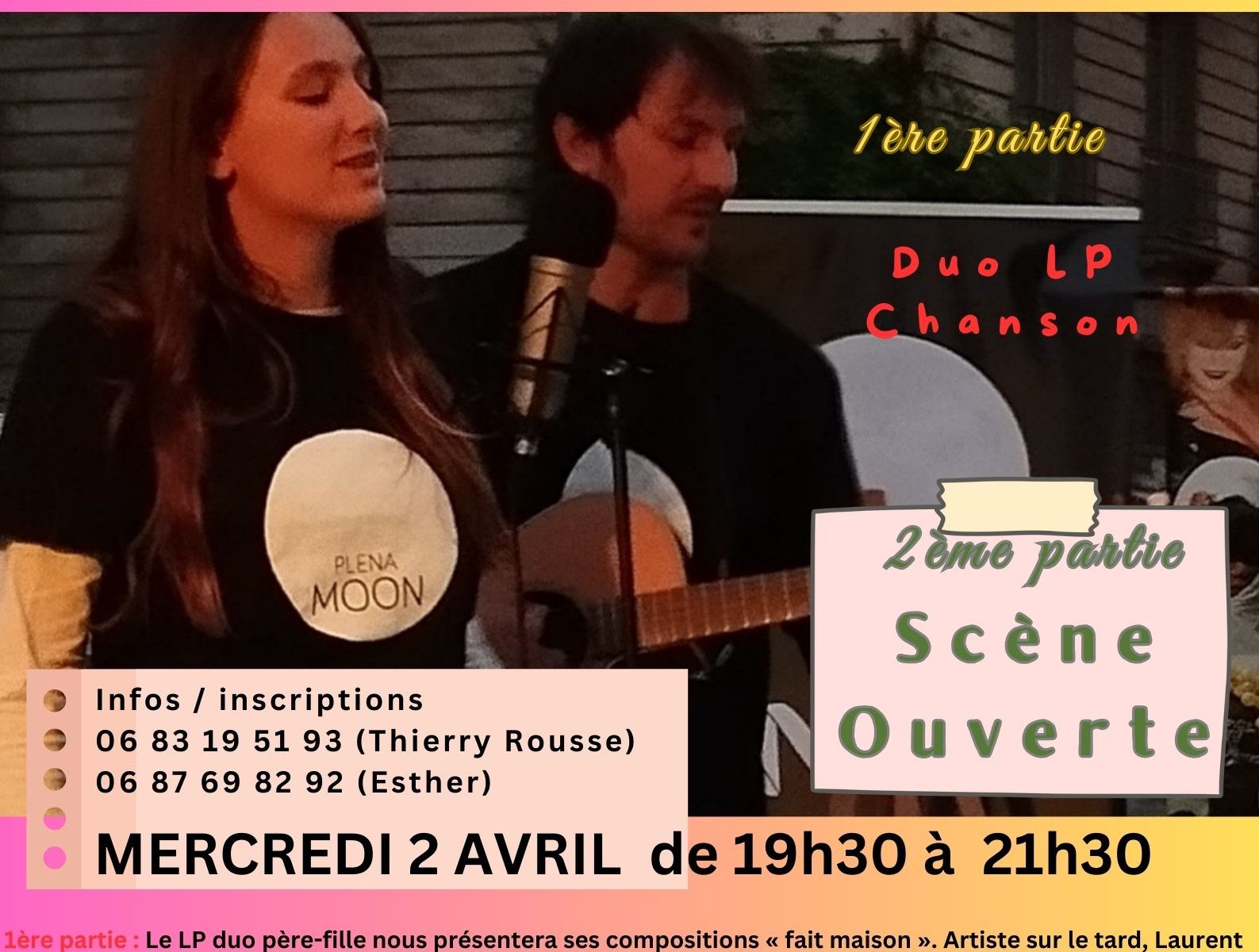 Aux Scènes Déc'Ouvertes 2 avril 2025 Collectif Maison des Correspondances Poétiques au Ripaillon, Nantes